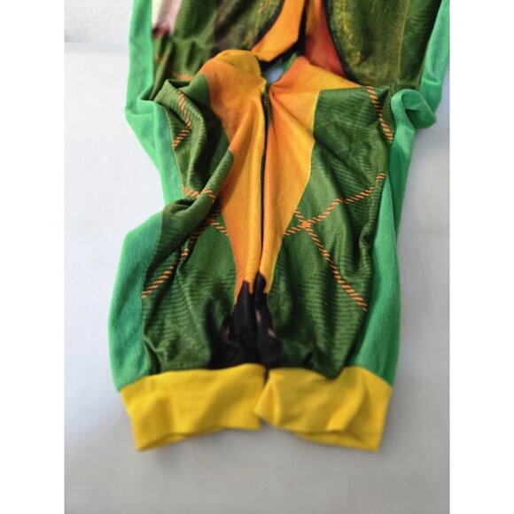 Elf Pajama One-piece Mens Large Green Hooded Son of a Nutcracker Christmas Suit - Picture 3 of 10
